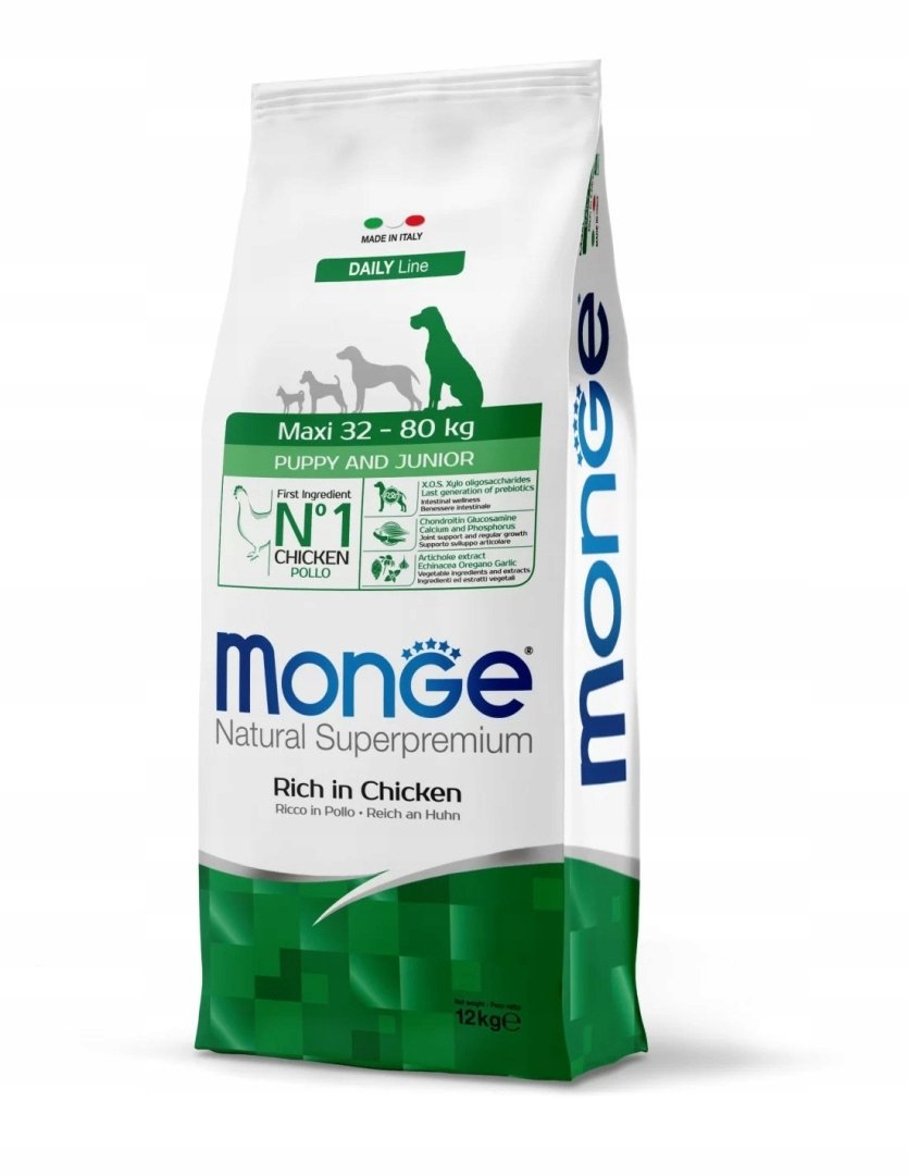 Monge Maxi Puppy&Junior Chicken 12 kg