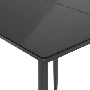 3-częściowy zestaw mebli ogrodowych z poduszkami, czarny, rattan PE - Meble ogrodowe - miniaturka - grafika 7