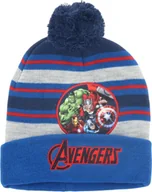 Czapki dla dzieci - Czapka zimowa Avengers z daszkiem - fajna czapka dla dzieci w rozmiarze onesize, niebieska - miniaturka - grafika 1