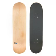 Akcesoria do skatingu - Deck deskorolki Oxelo DK100 8,25" klonowy z gripem - miniaturka - grafika 1