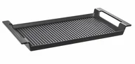 Patelnie - Schulte-Ufer PŁYTA GRILLOWA RUSTIKA 44 X 24 CM CZARNA SU-1625-44 s - miniaturka - grafika 1