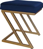 Pufy i podnóżki - Atos Pufa ZETA LOFT taboret podnóżek podstawa złota MG16 - miniaturka - grafika 1