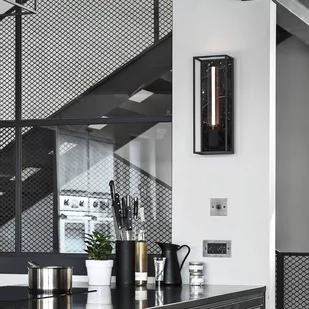 Buster + Punch Caged Wall large LED marmur czarny - Lampy ścienne - miniaturka - grafika 1