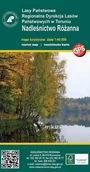 Mapy i plansze edukacyjne - Laminowana mapa Nadleśnictwo Różanna - miniaturka - grafika 1