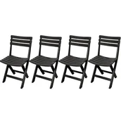 Fotele i krzesła ogrodowe - Ipae-Progarden S.P.A. Krzesło Komodo piegh. Antracyt 8009271022003 - miniaturka - grafika 1