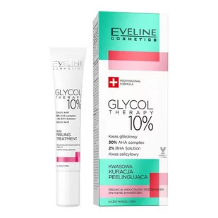 Eveline Glycol Therapy 10% Kwasowa Kuracja peelingująca 20ml - Peelingi i scruby do twarzy - miniaturka - grafika 1