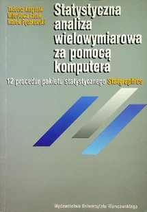 Statystyczna analiza wielowymiarowa za pomocą komputera - Systemy operacyjne i oprogramowanie - miniaturka - grafika 1