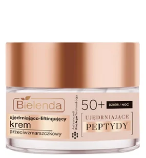Bielenda Ujędrniające Peptydy Ujędrniająco-liftingujący krem przeciwzmarszczkowy 50+ dzień/noc 50ml - Kremy do twarzy - miniaturka - grafika 1