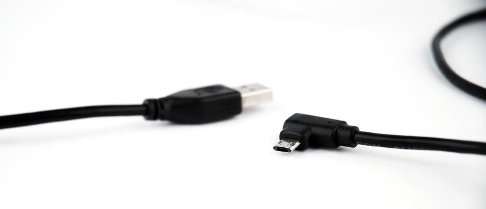 Kabel USB Gembird USB-A - 1.8 m Czarny CCB-USB2-AMmDM90-6