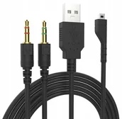 Kable komputerowe i do monitorów - Kabel Do Steelseries Arctis 3 5 7 9X Wspiera Ledy - miniaturka - grafika 1