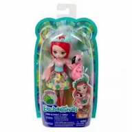 Lalki dla dziewczynek - Mattel Enchantimals Lalka + zwierzę domowe Fanci Flamingo + Swash 887961766479 - miniaturka - grafika 1