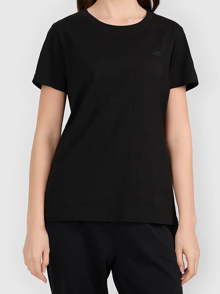 4F Koszulka w kolorze czarnym