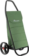 Torby i wózki na zakupy - Wózek na zakupy Rolser Com 8 Tweed Polar zielony czarna rama - miniaturka - grafika 1