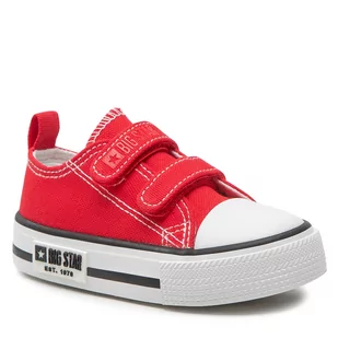 Trampki BIG STAR - KK374082 Red - Trampki damskie - miniaturka - grafika 1