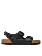 Sandały damskie - Birkenstock Sandały Milano Bs 0034191 Czarny - miniaturka - grafika 1