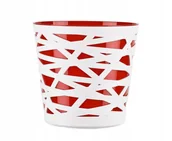 Donice - Doniczka Osłonka Wkład Czerwona Donica Kolor 17Cm - miniaturka - grafika 1