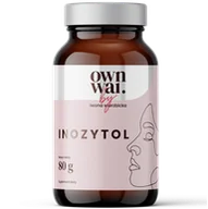 Witaminy i minerały - OWNWAI INOZYTOL W PROSZKU MIO-INOZYTOL D-CHIRO-INOZYTOL 80 GRAM - miniaturka - grafika 1