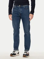 Spodnie męskie - Aeronautica Militare Jeansy 242PJ200CT3237 Niebieski Regular Fit - miniaturka - grafika 1
