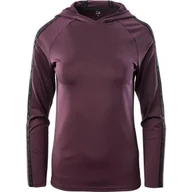 Bluzy sportowe damskie - Bluza treningowa damska do biegania IQ Boyna - miniaturka - grafika 1