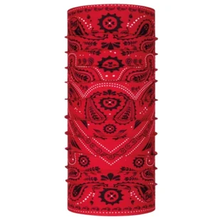 Komin Buff Original Ecostretch Tube Scarf (kolor Czerwony, rozmiar One size) - Apaszki i szaliki damskie - miniaturka - grafika 1