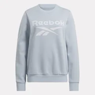 Bluzy damskie - Damska Bluza REEBOK RI BL FLEECE CREW IM4111 – Niebieski - miniaturka - grafika 1