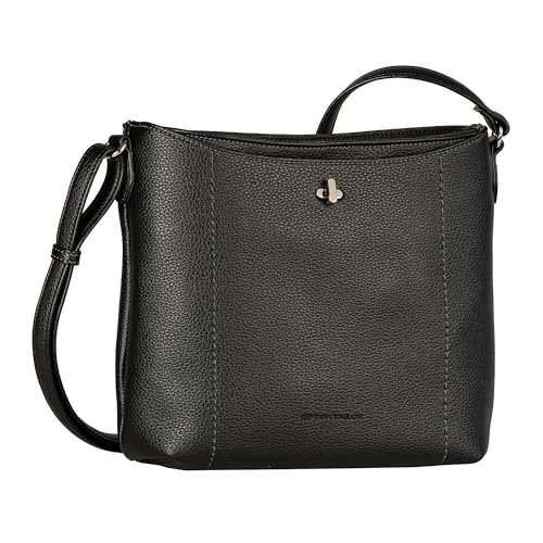 TOM TAILOR Elif damska torba na ramię Crossbody Bag średnia, czarny, m