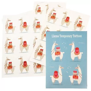 Rex London Trade Zmywalne Tatuaże - Lama - Rex London Trade - Zabawki kreatywne - miniaturka - grafika 1