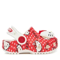Buty dla dziewczynek - Klapki Crocs Hello Kitty Red Classic Clog T 210577 Kolorowy - miniaturka - grafika 1
