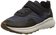 Sneakersy damskie - Viking Unisex dziecięce sneakersy Aery Sol Low Sneaker, granatowy, 18 EU - miniaturka - grafika 1