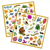 Szkolne artykuły papiernicze - Naklejki W ogrodzie – Djeco - miniaturka - grafika 1
