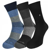 Skarpetki męskie - SKARPETY MĘSKIE 3 PARY Pierre Cardin GARNITUROWE MIX2 - 39-42 - miniaturka - grafika 1