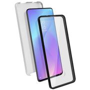 Etui i futerały do telefonów - Etui 360° do Xiaomi Mi 9T / 9T Pro Elastyczny przód i sztywny tył – srebrny - miniaturka - grafika 1