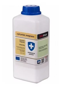 Biomus Cytrynian magnezu C6H6O7Mg czysty proszek 500g - Układ nerwowy - miniaturka - grafika 1