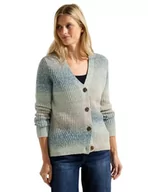 Swetry damskie - Kardigan, Clear Sage Green Melange, L - miniaturka - grafika 1