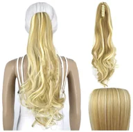 Ozdoby do włosów - Włosy Syntetyczne Doczepiane Kucyk na Klipsie 55 cm Clip In Jak Naturalne - miniaturka - grafika 1