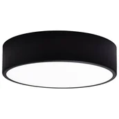 Lampy sufitowe - Euluna Lampa sufitowa Cleo 300 czujnik, 30cm czarna - miniaturka - grafika 1