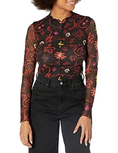 Desigual Bluzka damska, Czarny, L - Bluzki damskie - miniaturka - grafika 1