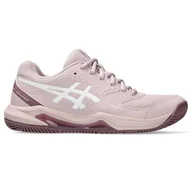 Trampki damskie - ASICS Damskie trampki Gel-Dedicate 8 Clay, Wododział różany biały, 44.5 EU - miniaturka - grafika 1