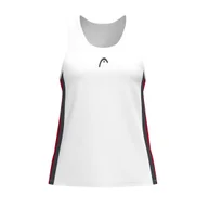 Koszulki i topy damskie - Dziewczęca koszulka Head CLUB 25 Tank Top Girls Red/White 152 cm - miniaturka - grafika 1