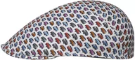 Czapki męskie - Płaski Kaszkiet Allover Bullis by Lierys, biały, 56 cm - miniaturka - grafika 1
