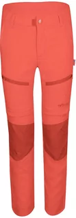Spodnie i spodenki dla chłopców - Trollkids Spodnie trekkingowe Zipp-Off "Nordfjord" - Regular fit - w kolorze czerwonym - grafika 1