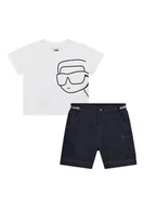 Kombinezony dla dzieci - Completo Bambino unisex Karl Lagerfeld Set pantaloncini e t-shirt - miniaturka - grafika 1