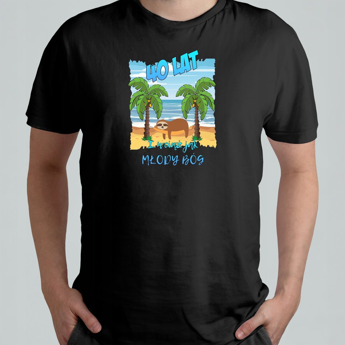 KOSZULKA na 40 urodziny 40stka PREZENT URODZINOWY DLA FACETA 40 LAT r. L