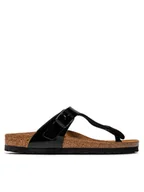 Klapki i japonki damskie - Birkenstock Japonki Gizeh Bs 0043663 Czarny - miniaturka - grafika 1