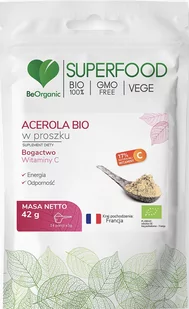 Be Organic - Bio Superfood Acerola w proszku - Zdrowa żywność - miniaturka - grafika 1