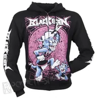 Bluzy męskie - bluza BLACK ICON - TOM AND JERRY czarna, rozpinana z kapturem (HZICON036BLK)-XL - miniaturka - grafika 1