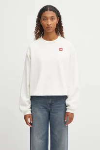 The North Face bluza Redbox damska kolor beżowy z aplikacją NF0A8EFYQLI1 - Bluzy damskie - miniaturka - grafika 1