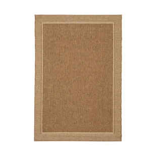 Inspire Dywan zewnętrzny Emma fRAME brązowy 120 x 170 cm - Dywany zewnętrzne - miniaturka - grafika 1