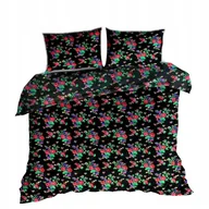 Pościel - pościel bawełna deLUX 140x200 + 1 poszewka B 331-3 góralski motyw czarny - miniaturka - grafika 1