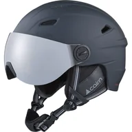 Kaski narciarskie - Cairn Impulse Visor, kask narciarski z wizjerem, szary - miniaturka - grafika 1